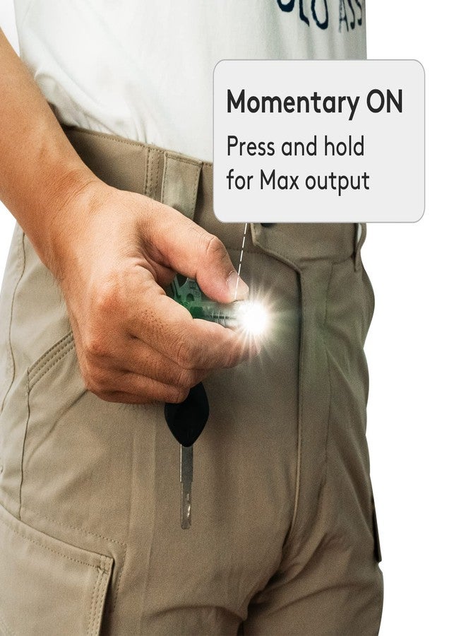 RovyVon 4th Aurora A8 USB-C EDC Flashlight, 90 CRI 5000K, Max 420 Lumen Rechargeable Keychain Light, Momentary On, Lock Mode, Magnet Accessories, for Checking Outdoor(365nm/Red/White) - Image 3