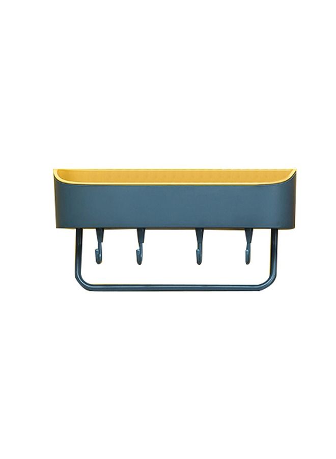 Rahalife Bathroom Shelf Holder With Hook Blue/Orange  - Image 1