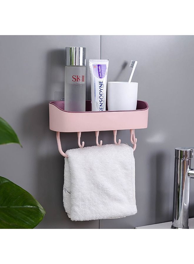 Rahalife Bathroom Shelf Holder With Hook Blue/Orange  - Image 4