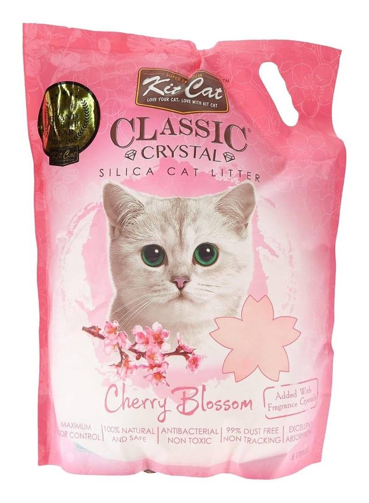 Kit Cat Classic Crystal Cat Litter - Cherry Blossom - Image 1