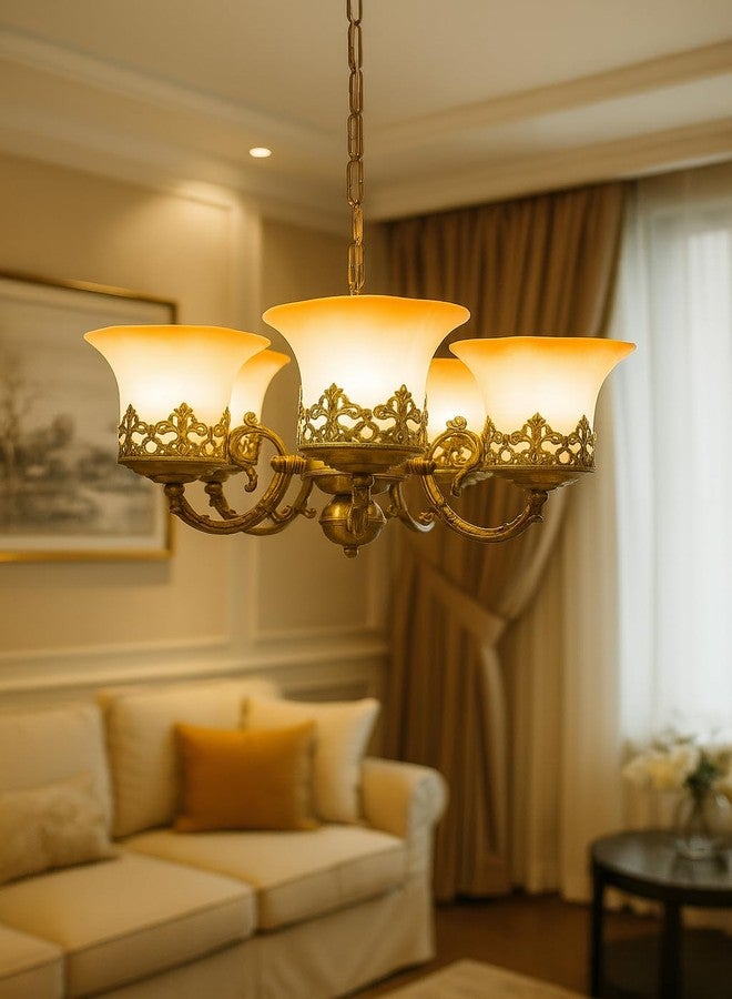 Weldecor Weldeccor® Modern Exqusite Design Metal Crystal Chandeliers Light Flush Mount Ceiling Lamps Jhoomer Pendant for Dining Room Living Room Bedroom Foyer Hallway,Hotels, Office, Resort - Image 1