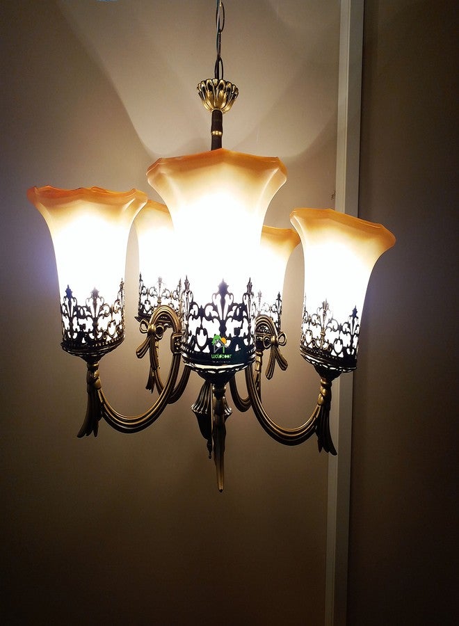 Weldecor Weldeccor® Modern Exqusite Design Metal Crystal Chandeliers Light Flush Mount Ceiling Lamps Jhoomer Pendant for Dining Room Living Room Bedroom Foyer Hallway,Hotels, Office, Resort - Image 4
