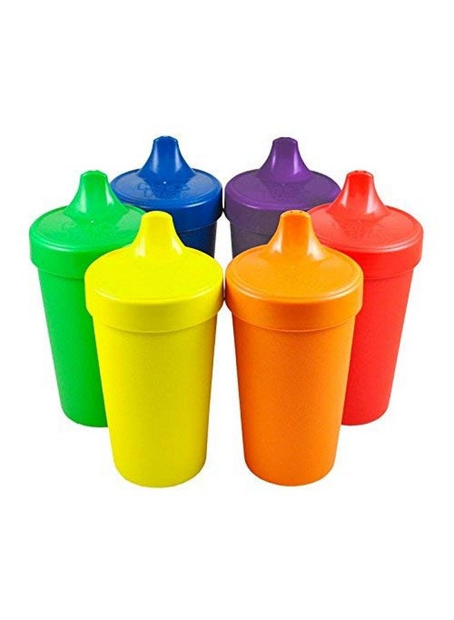 ري بلاي أكواب الشرب Re-Play المصنوعة في الولايات المتحدة الأمريكية، سعة 10 أونصة للأطفال الصغار، عبوة من 6 قطع - أكواب مقاومة للانسكاب وقابلة لإعادة الاستخدام للأطفال، آمنة للاستخدام في غسالة الأطباق/الميكروويف - أكواب الشرب ذات الفوهة الصلبة للأطفال الصغار، 3.13 بوصة × 6.25 بوصة، علبة أقلام تلوين - Image 1