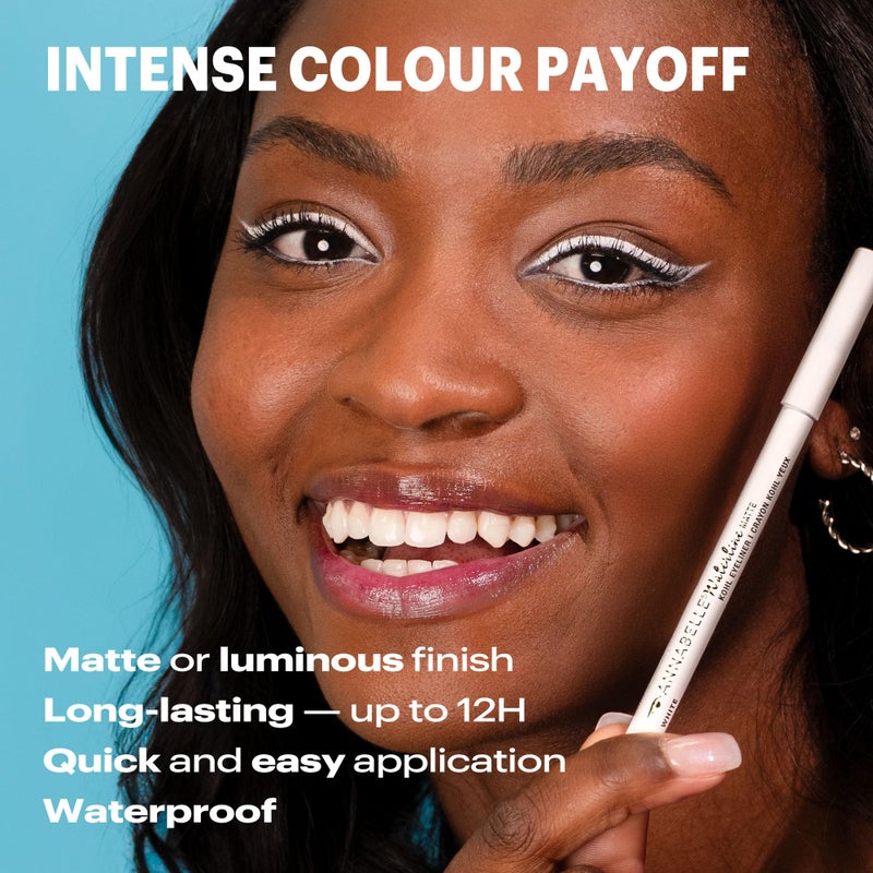 Annabelle Waterline Matte Kohl Eyeliner Pencil, Beige, Intense Colours, Matte Finish, Easy-To-Apply, Long-Lasting 10h, Waterproof, Transferproof, Cruelty-Free, 1.2 g - Image 2