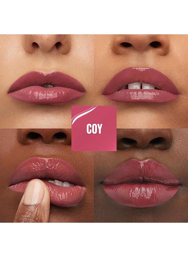 MAYBELLINE NEW YORK Super Stay Vinyl Ink Longwear Transfer Proof Gloss Lipstick, 20 COY 20  - Image 3