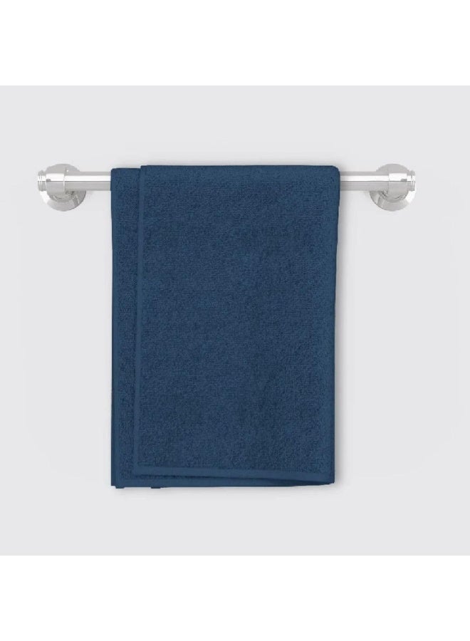 م اكس م منشفة حمام 100% قطن، 600 جرام لكل متر مربع قطن ممتاز، مناشف حمام فاخرة للحمام (أزرق) - Image 5