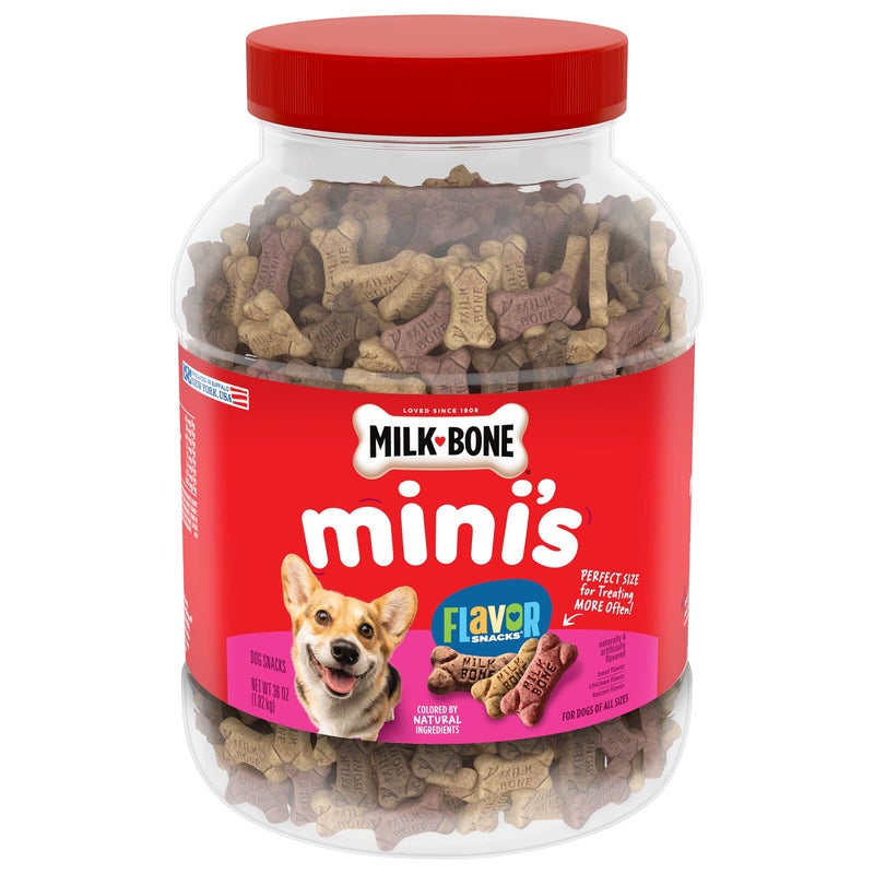 MILK-BONE MilkBone Minis Flavor Snacks Dog Treats 36 Ounce