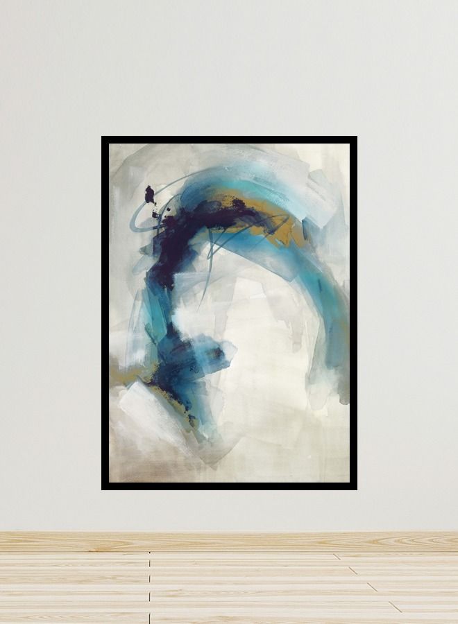 Marktna Canvas Wall Art for Wall Decoration Modern Design With a Hollow Black Frame Size 120x80 cm One Piece - Image 1