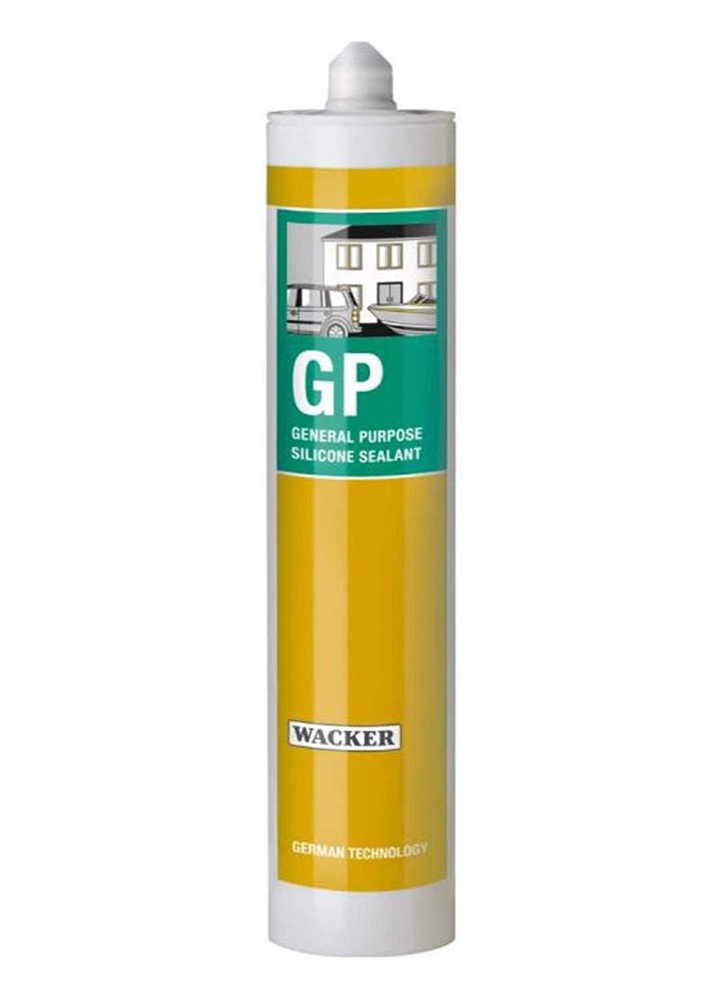 WACKER - Silicone Sealant General Purpose GP- Clear 280ml- Wacker Germany - Image 1