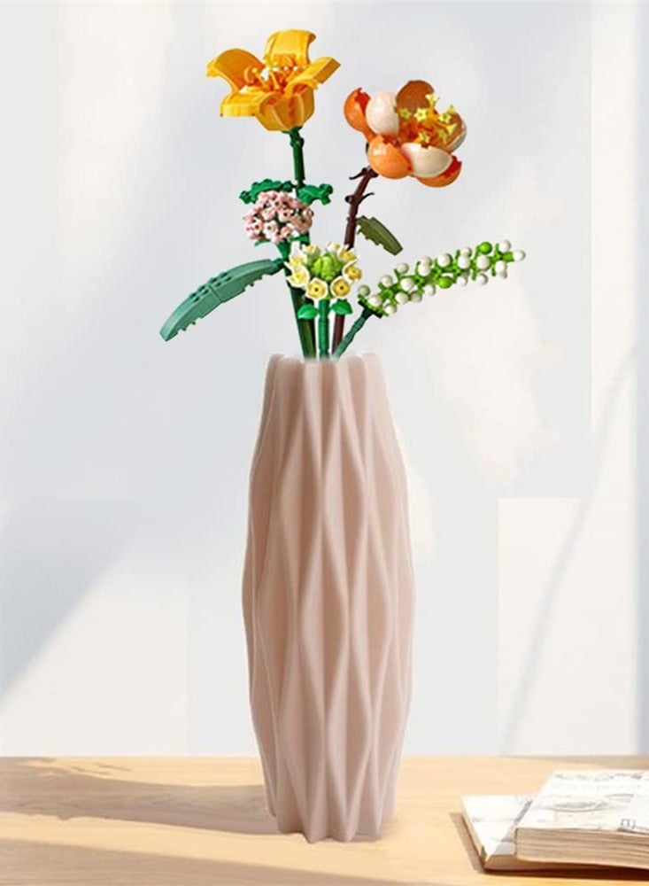 Unique Flower Bouquet Building Blocks Toy Set for Kids Age 6 and Up Perfect Gift for Birthdays and Special Occasions - Image 4