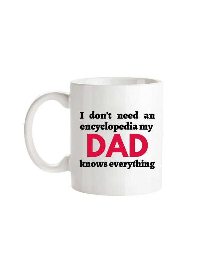 إم إي سي والدي يعرف كل شيء كوب القهوة كوب الشاي 11 أوقية - Image 1