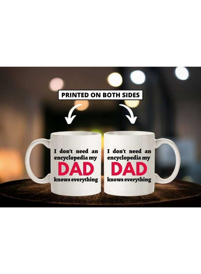 إم إي سي والدي يعرف كل شيء كوب القهوة كوب الشاي 11 أوقية - Image 5