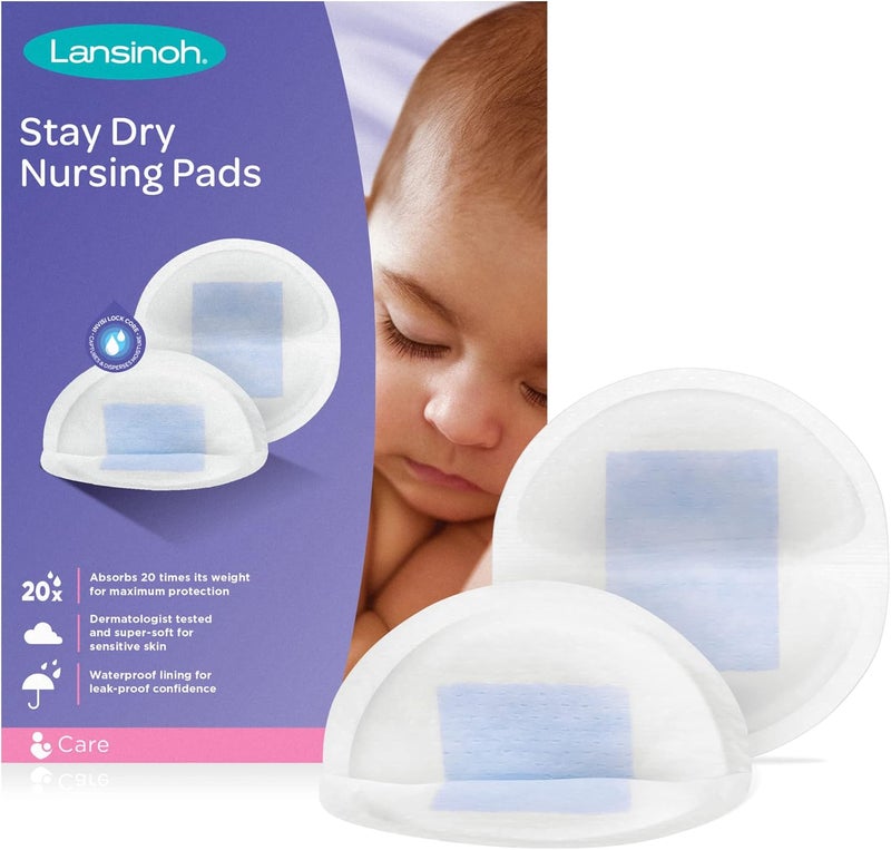 Lansinoh Stay Dry Nursing Pads - 60 Count - Image 1