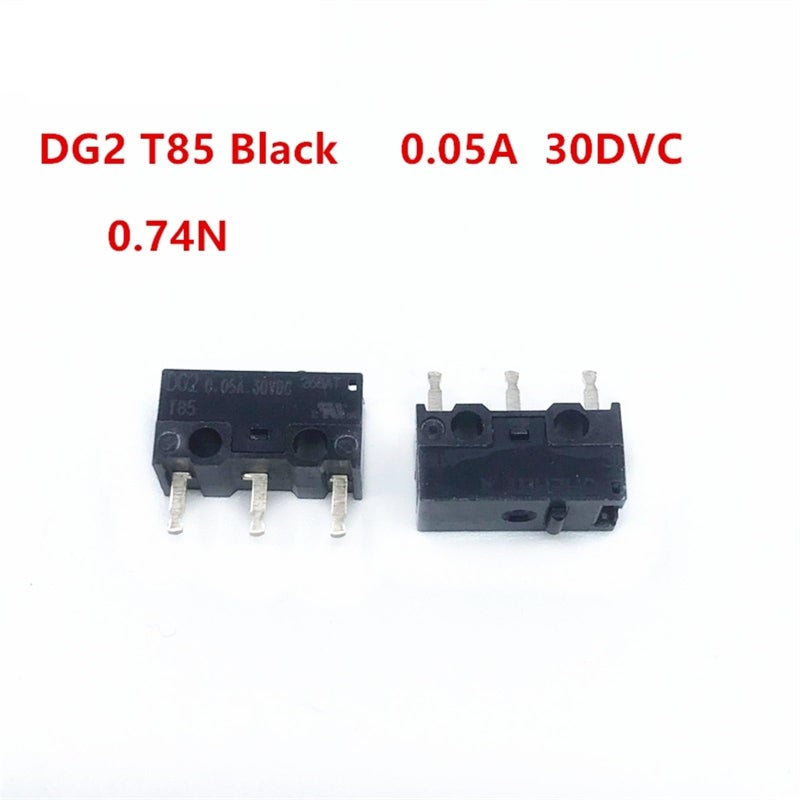 Cherry Micro Switch DG1 Grey 1 47N 2 Pieces Mouse Replacement Switches - Image 3