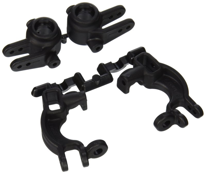 Generic RPM Caster Blocks and Steering Blocks for Traxxas Slash 4x4, Stampede 4x4, and Rally, Black 