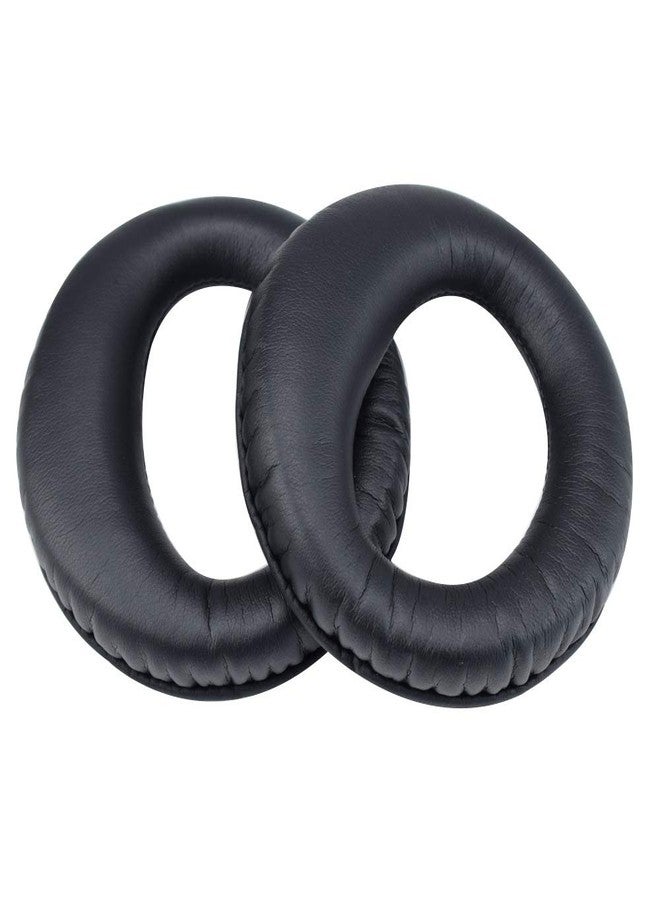 CONVELIFE Replacement Earpads Protein Leather Ear Pads Cushions Cover Repair Parts Compatible with Sony Pulse Elite Edition Wireless Stereo Headset CECHYA-0086 0080 PS3 Headphones (Black) - Image 1
