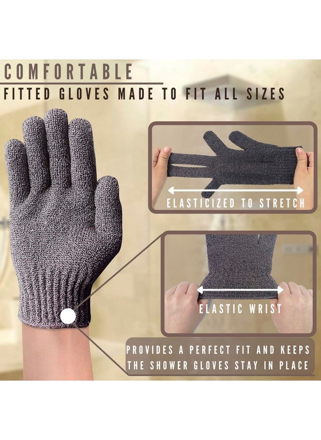 Kotomoda - Otomoda Sphynx Hairless Cats Carbonized Bamboo Bath Exfoliating Gloves Charcoal Bamboo Shower Body Scrub - Image 1