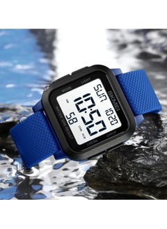 SKMEI Outdoor Sports Multifunction Alarm Water Resistant Digital Watch 1894 Blue  - Image 4