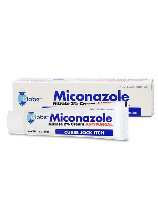 Globe Miconazole Nitrate 2% Antifungal Cream 1 oz  - Image 1