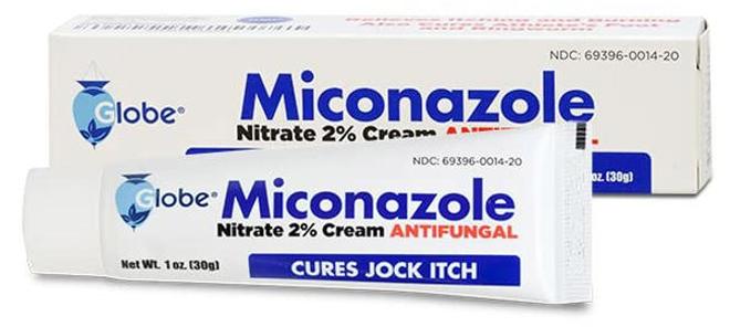 Globe Miconazole Nitrate 2% Antifungal Cream 1 oz - Image 1