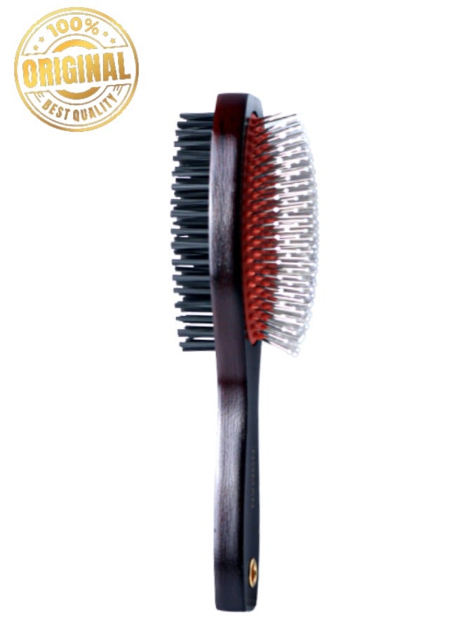 Silver Moon 10 pieces Hair Comb From Silver Moon With 2 Sides Brown/Black/Red - Image 2