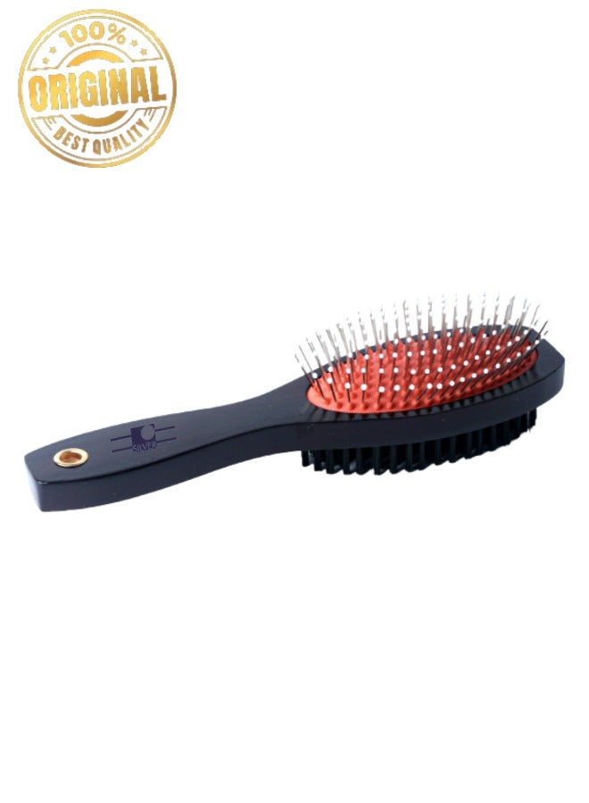 Silver Moon 10 pieces Hair Comb From Silver Moon With 2 Sides Brown/Black/Red - Image 4