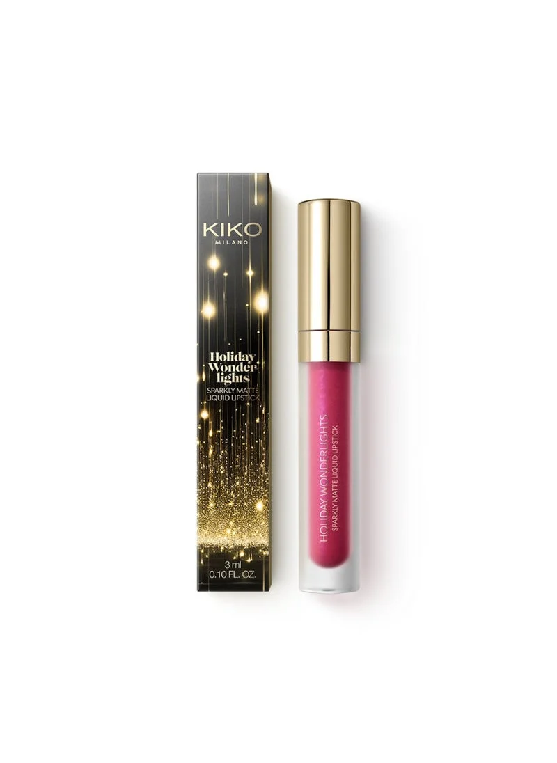 كيكو ميلانو HOLIDAY WONDERLIGHTS SPARKLY MATTE LIQUID LIPSTICK Sweet Magnolia