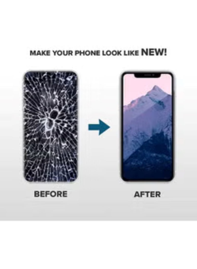 زد واي شاشة LCD بديلة لهاتف آيفون XS ماكس لون أسود. - Image 4