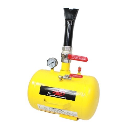 TOOLUXE 30007L جهاز ختم حواف الإطارات الهوائية، 5 جالون جهاز تثبيت حواف الإطارات، 145 أقصى ضغط PSI جهاز تفجير حواف الإطارات، 87-116 PSI ضغط التشغيل مدفع هواء - Image 1