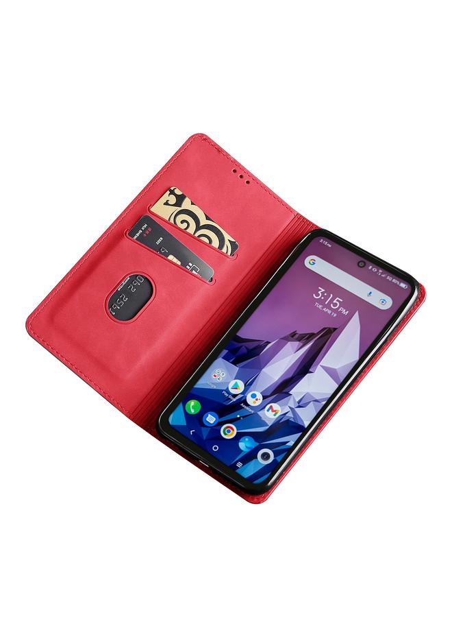 S-TOP Case For Fujitsu Arrows F-52B Skin Feel Magnetic Horizontal Flip Leather Phone Case - Image 3