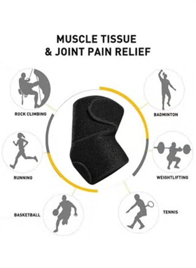 HOMESTAR Elbow Support for Gym, Pain Relief, Breathable Neoprene Elbow Brace for Sport, Tendonitis, Injury Recovery, Reversible Arm Wrap Fits Right Left Arm - Image 5