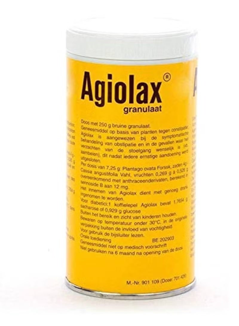 حبيبات أجيولاكس (Agiolax) 250 جم - ملين عشبي طبيعي لتخفيف الإمساك