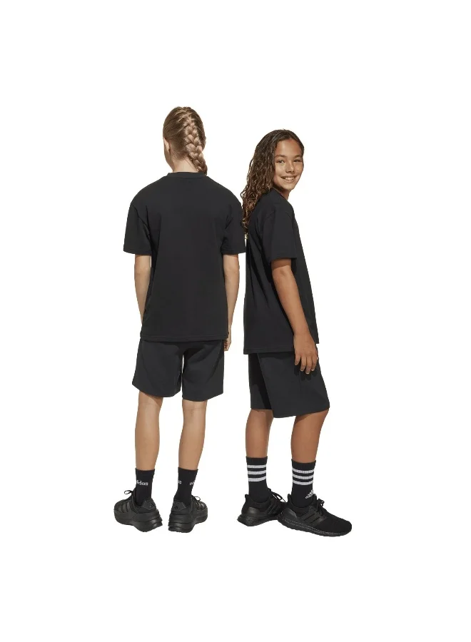 adidas شورت تدريب J FI LOGO أسود للأطفال 7-8 سنوات