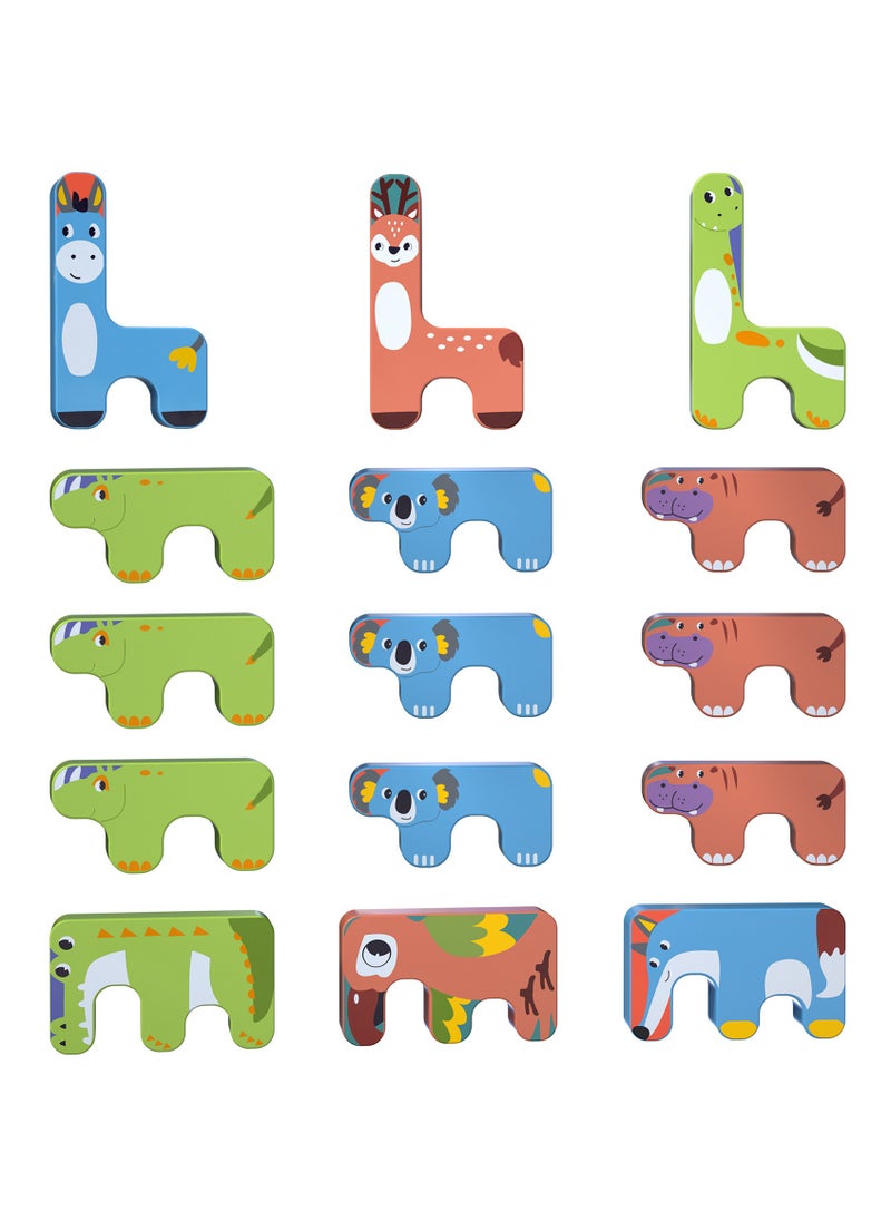 Tumama Animals Stacking Game - Set of 15