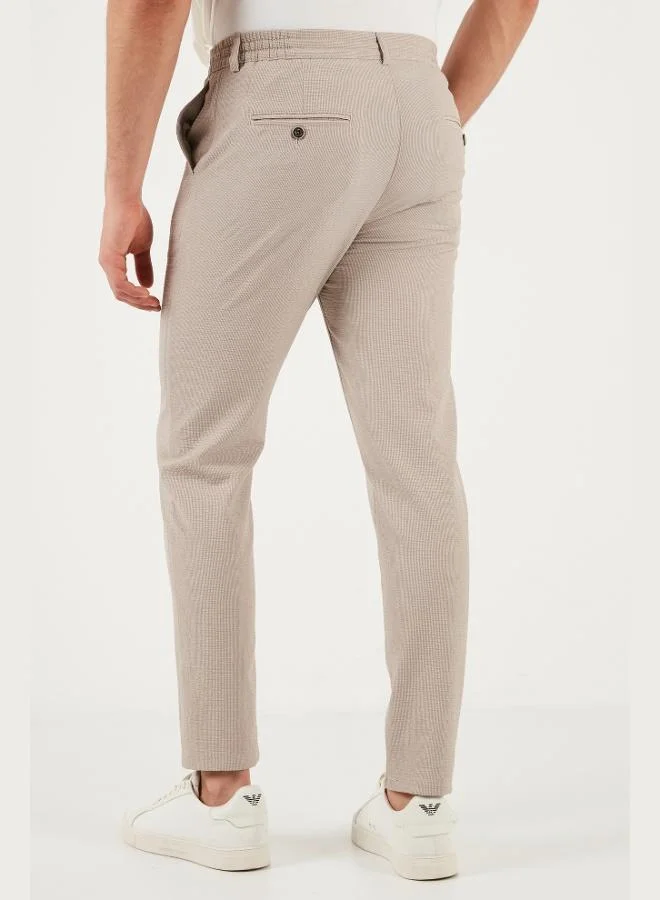 Buratti  Buratti Slim Fit Regular Waist Tapered Leg Trousers Men's Pants 6841483 for Men | Best Price UAE