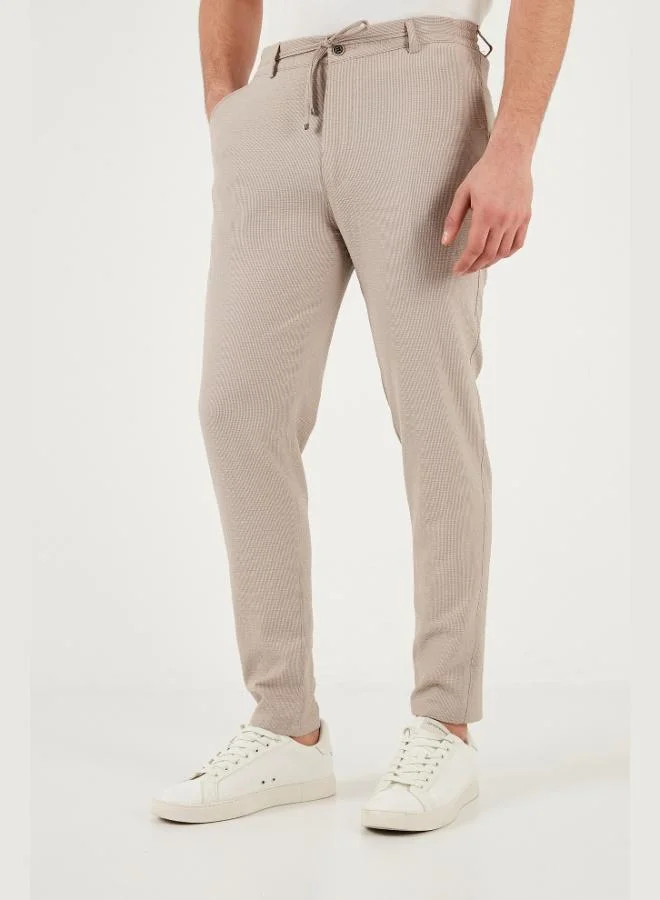 Buratti  Buratti Slim Fit Regular Waist Tapered Leg Trousers Men's Pants 6841483 for Men | Best Price UAE