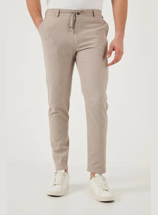 Buratti  Buratti Slim Fit Regular Waist Tapered Leg Trousers Men's Pants 6841483 for Men | Best Price UAE