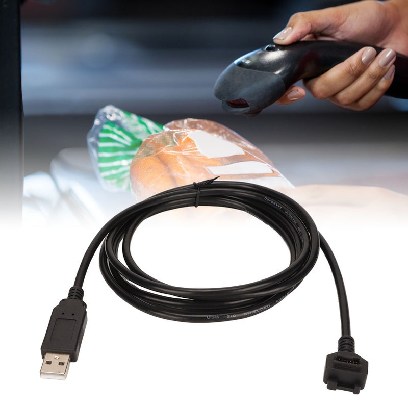 6.6 سلك USB لـ Verifone VX820 VX810 من نوع 14pin IDC إلى USB 480 ميجابت في الثانية لنقل بيانات مستقر - سلك USB لماسح الضوء للاستخدام في المكتب - Image 1