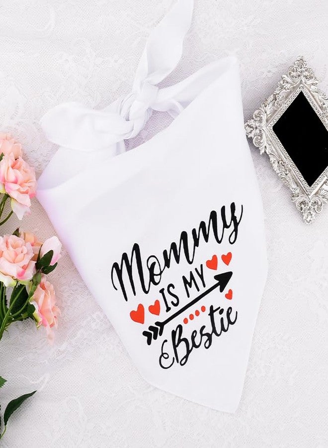 YangQian Dog Triangle Bandana Scarf Pet Costumes for Dogs Mama Mom Gifts for Women Christmas Engagement Wedding Birthday Gift for Dog Lover Woman Bandana Dogs Owner Gift Ideas Pet Apparel Accessories Outifts - Image 5