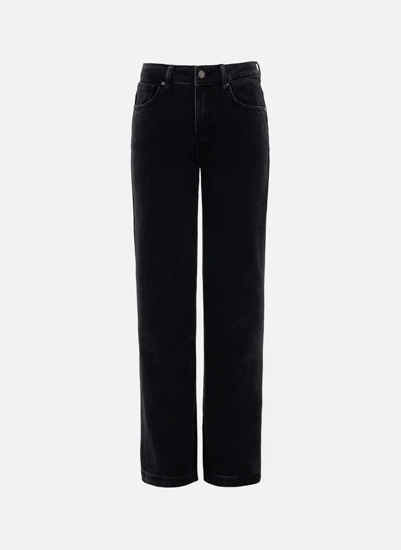 Lichi Mid-rise straight jeans