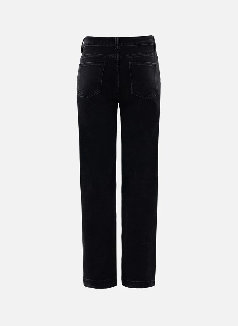 Lichi  Mid-rise straight jeans for Women | Best Price UAE