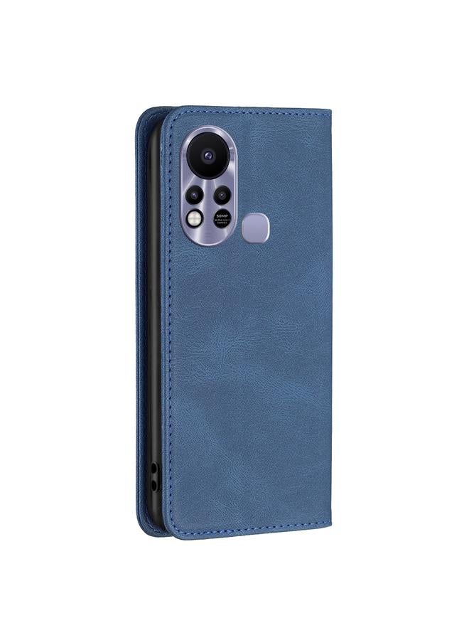 اس-توب جراب هاتف جلدي مضاد للسرقة بخاصية NFC وتقنية RFID المغناطيسية لهاتف Infinix Hot 11s - Image 3