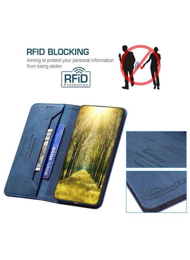 اس-توب جراب هاتف جلدي مضاد للسرقة بخاصية NFC وتقنية RFID المغناطيسية لهاتف Infinix Hot 11s - Image 5