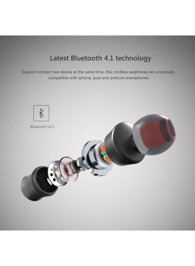 NIBEMINENT Bluetooth Sport Earbuds With Mic Noise Cancelling Blue - Image 3