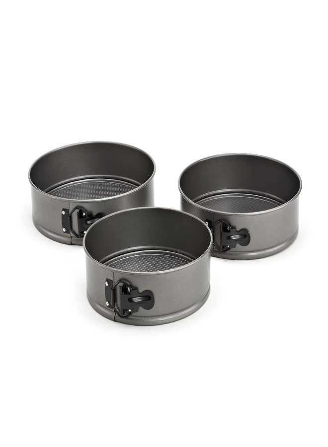 GoodCook Everyday Nonstick Steel 3pc Springform Set, 8.5", 9.5", 10.25", Gray - Image 1