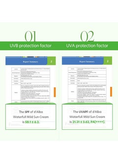 d'alba Piedmont d'alba [ORIGINAL] MILD MINERAL SUNSCREEN SPF50+PA+++ Chemical-Free for super sensitive and post-procedure skin, Non-Greasy, UVA/UVB protection l 1.69 fl. oz.  - Image 3