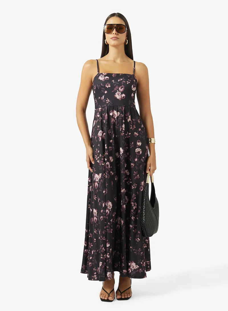 Ella  Floral Print Dress for Women | Best Price UAE
