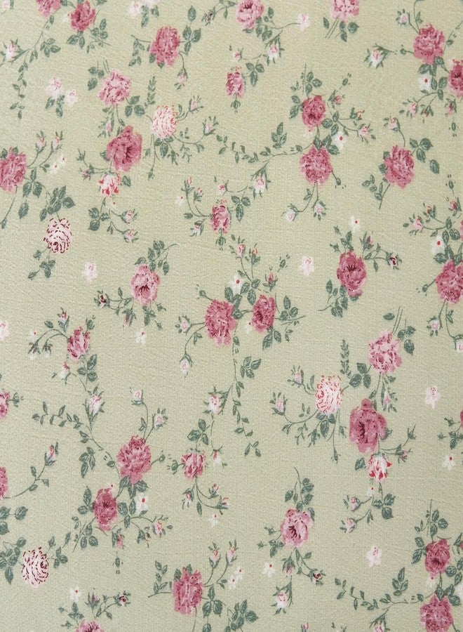 BUPIRD Floral Comforter Queen Set 3 Pieces Soft Cute Fresh Floral Bedding Lightweight Garden Style Floral Botanical Comforter for All Seasons and 2 Pillowcases - Image 5