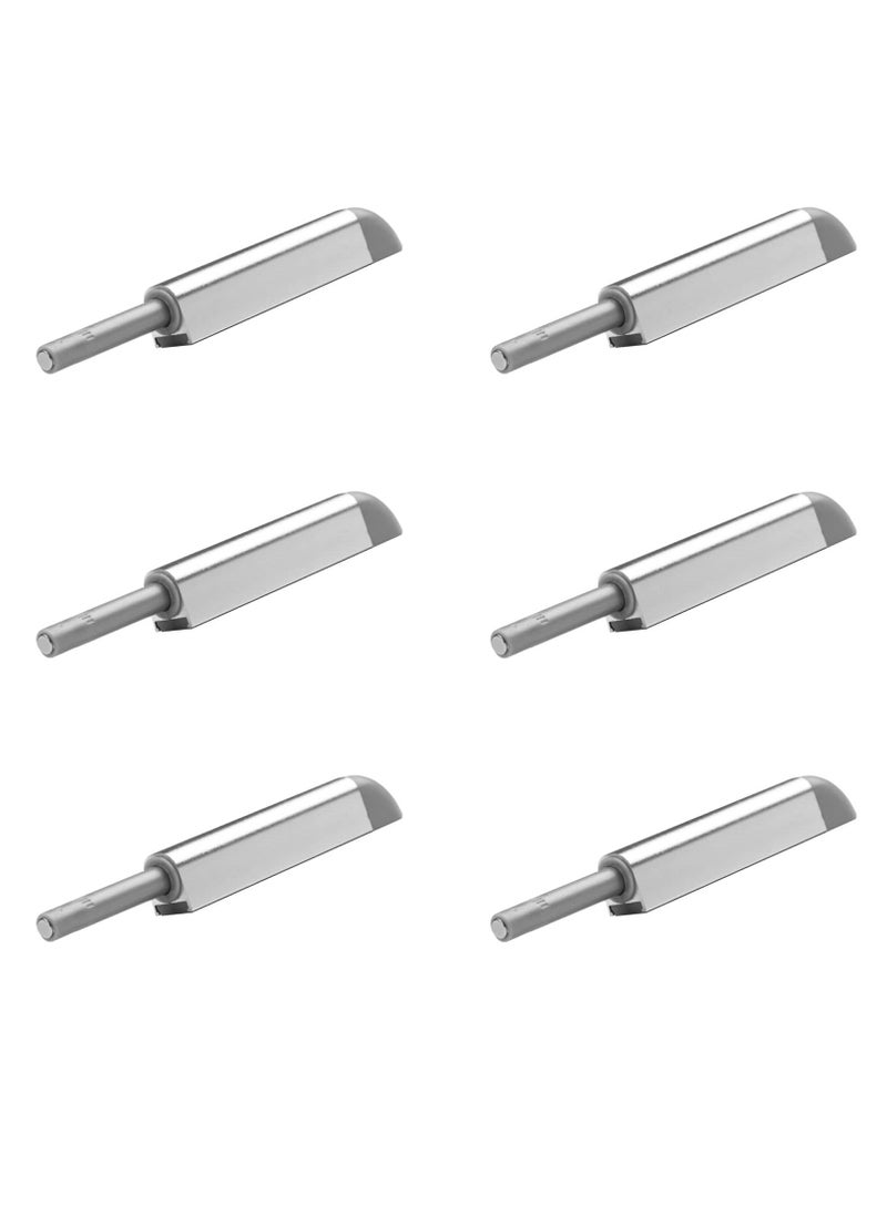 Y&D - Magnetic Touch Latch, Door Catch Push to Open Latch Adjustable Cabinet Closures Release Catches Damper for Kitchen Closet Wardrobe Cupboard (6Pcs Silver) - Image 1
