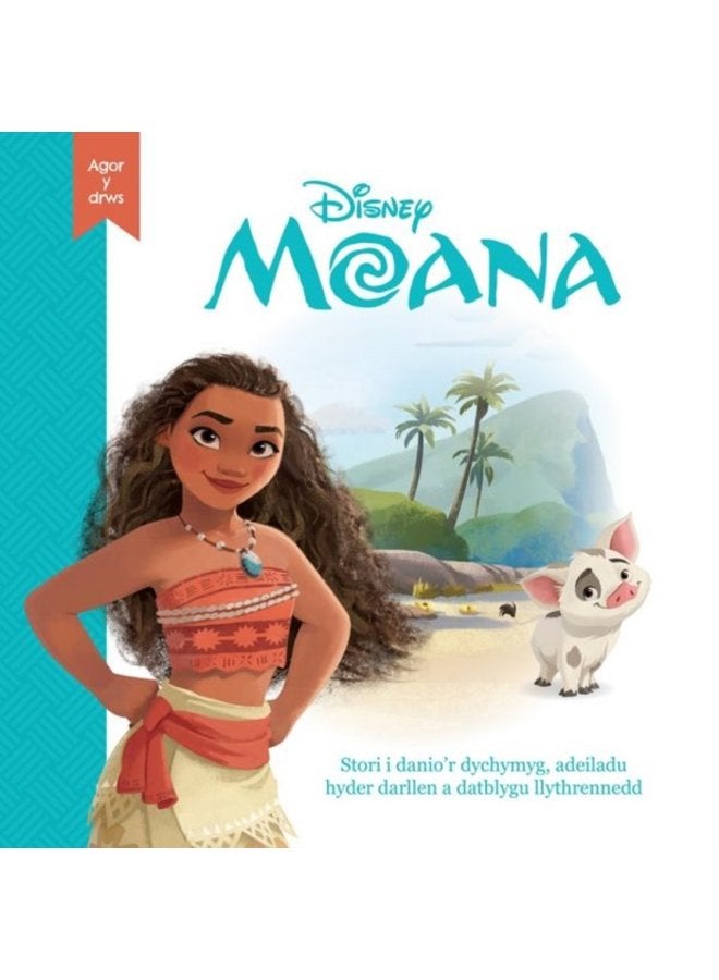 Disney Agor y Drws Moana - Hardback